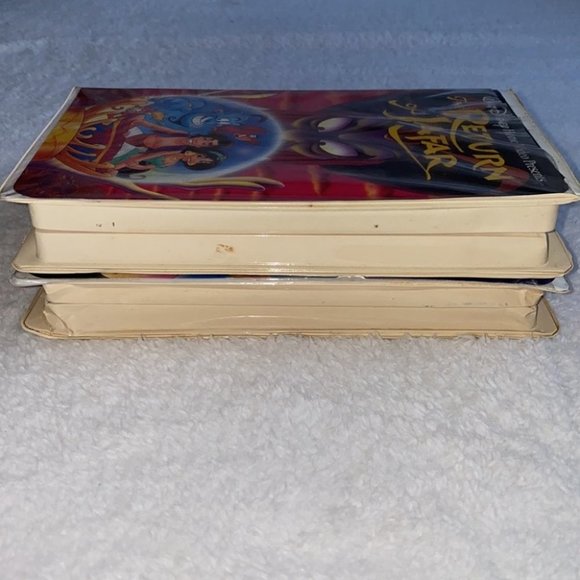 💕 Aladdin Black Diamond The Clasics (VHS, 1993) & The Return of Jafar VHS - Picture 3 of 10